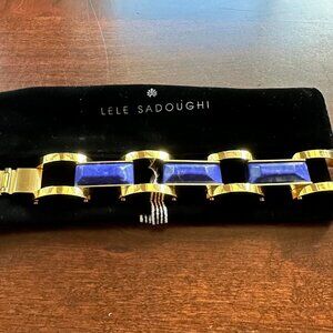 LELE SADOUGHI MILKYWAY BLUE MARBLE BRACELET